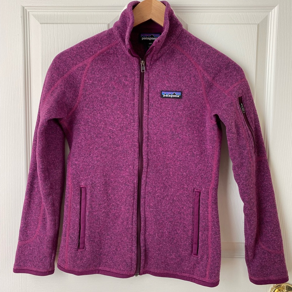 Purple Patagonia Better Sweater Fleece Jacket XXS